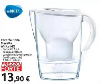 Carrefour Brita Marella White MX Caraffa 1,4 L offerta
