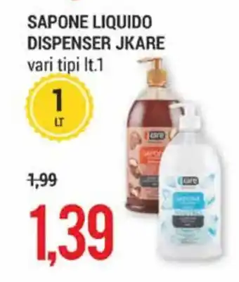 Hardis Jkare Sapone Liquido Dispenser 1 lt. offerta