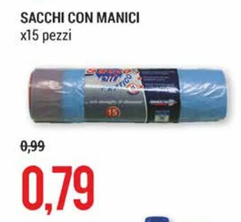 Hardis Sacchi con Manici x15 pezzi offerta
