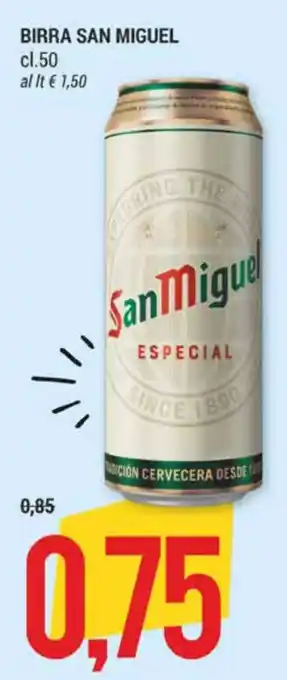 Hardis San Miguel Birra 50 cl offerta
