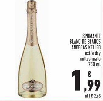 Conad Superstore Spumante Blanc de Blancs Andreas Keller 750 ml offerta