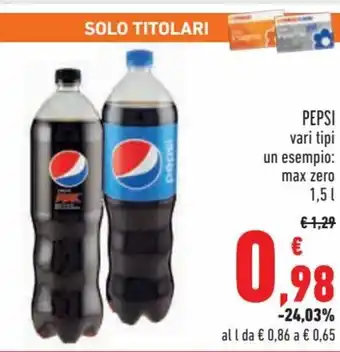 Conad Superstore Pepsi 1,5 l offerta
