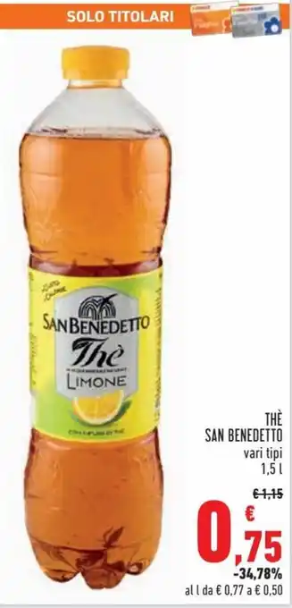 Conad Superstore San Benedetto Thè 1,5 l offerta