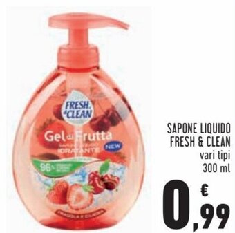 Conad Superstore Fresh & Clean Sapone Liquido 300 ml offerta