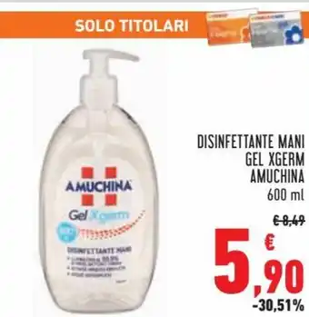Amuchina Disinfettante Mani Gel Xgerm 600 ml