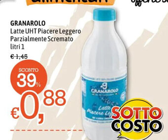 Famila Market Granarolo Latte UHT Piacere Leggero Parzialmente Scremato litri 1 offerta