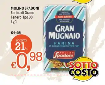 Molino Spadoni Farina di Grano Tenero Tpo 00 kg 1