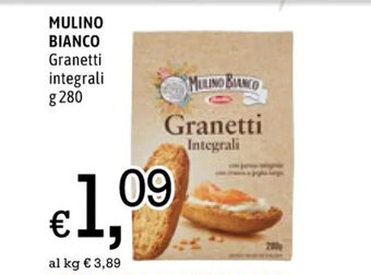 Famila Market Mulino Bianco Granetti Integrali g 280 offerta