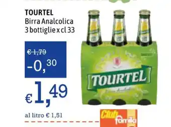 Tourtel Birra Analcolica 3 Bottiglie x cl 33