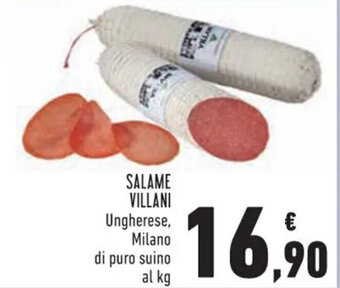 Conad Villani Salame offerta