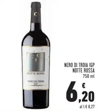 Conad Notte Rossa Nero di Troia IGP 750 ml offerta