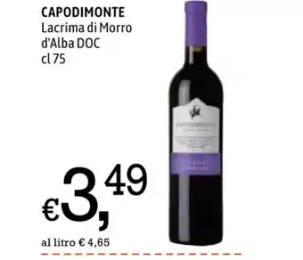 Famila Market Capodimonte Lacrima Di Morro D'Alba DOC cl 75 offerta