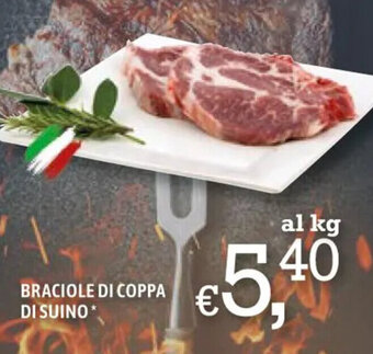 Braciole Di Coppa Di Suino *