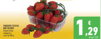 Conad Pomodoro Cocktail Mini Oblungo 500 g offerta