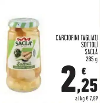 Conad Saclà Carciofini tagliati 285 g offerta