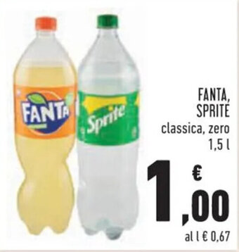 Conad Fanta, Sprite 1,5 l offerta