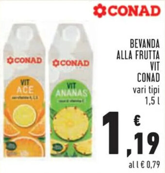 Conad Conad Bevanda Alla Frutta Vit 1,5 l offerta