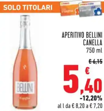 Conad Aperitivo Bellini Canella 750 ml offerta