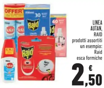 Conad Autan, Raid Linea offerta