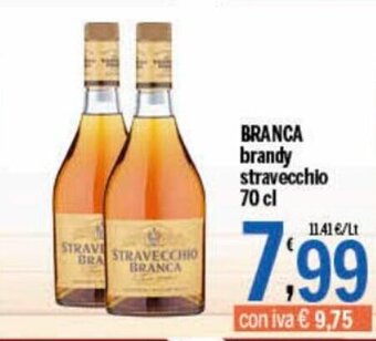 Branca Brandy stravecchio 70 cl