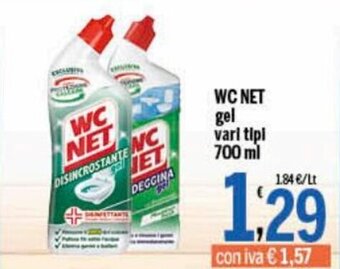 WC Net Gel vari tipi 700 ml