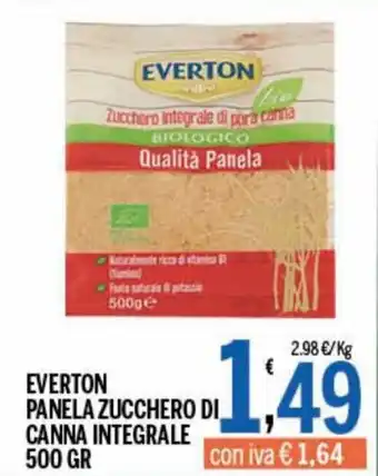 Gruppo Pascar Everton Panela Zucchero di Canna Integrale 500 gr offerta