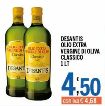 Gruppo Pascar Desantis Olio Extra Vergine di Oliva classico 1 lt offerta