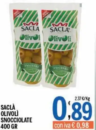 Saclà Olivolì snocciolate 400 gr