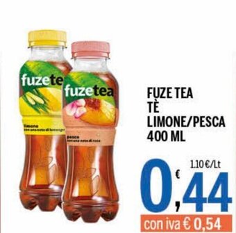 Fuze Tea Tè limone/pesca 400 ml
