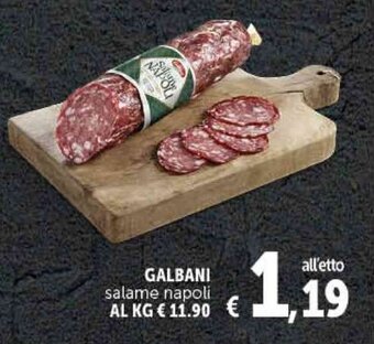Deco Supermercati Galbani Salame Napoli offerta