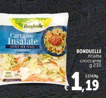 Deco Supermercati Bonduelle ricetta croccante 230 g offerta