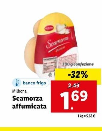 Lidl Scamorza affumicata offerta