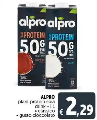 Deco Supermercati Alpro Plant protein soia drink - 1 l offerta