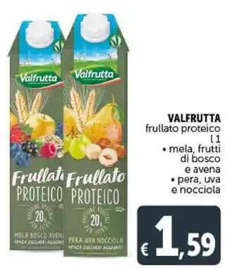 Deco Supermercati Valfrutta frullato proteico 1 l offerta
