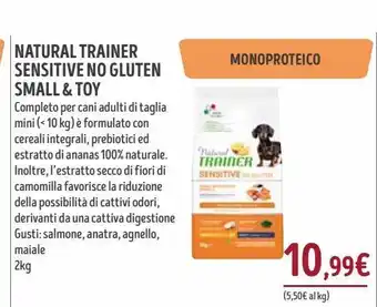 Il Gigante Natural trainer sensitive no gluten small & toy offerta
