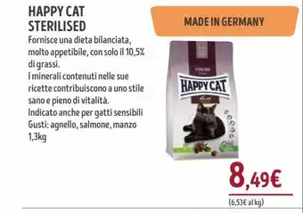 Il Gigante Happy cat sterilised offerta