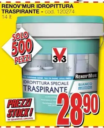 Mondo Brico Renov'mur idropittura traspirante offerta