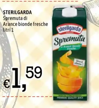 Famila Market Sterilgarda Spremuta Di Arance Bionde Frescha Litri 1 offerta