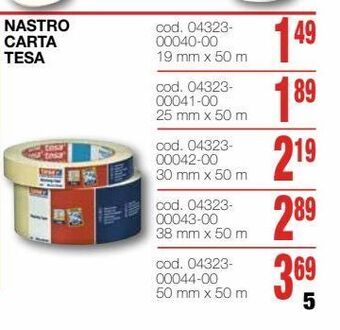 Mondo Brico Nastro carta tesa offerta
