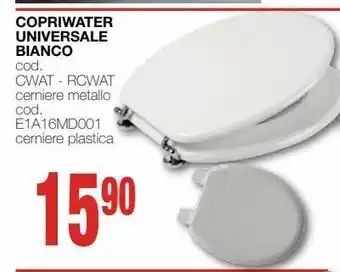 Mondo Brico Copriwater universale bianco offerta