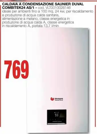 Mondo Brico Caldaia a condensazione saunier duval combitek24 as/1 offerta