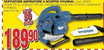 Mondo Brico Soffiatore aspiratore a scoppio hyundai offerta