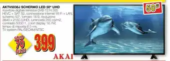 Aktv5083j schermo led 50" uhd
