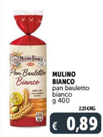 Deco Supermercati Barilla Mulino Bianco pan bauletto bianco 400 g offerta