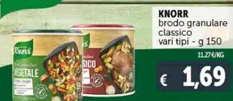Deco Supermercati Knorr Brodo granulare classico 150 g offerta