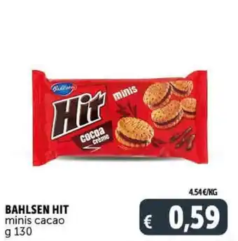 Deco Supermercati Bahlsen Hit minis cacao 130 g offerta