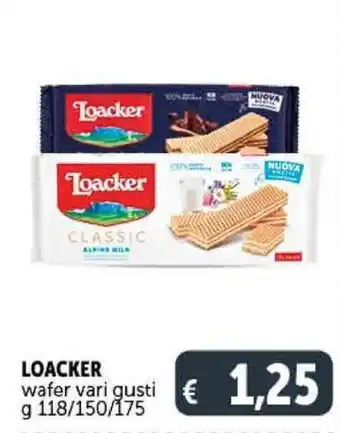 Deco Supermercati Loacker wafer 118/150/175 g offerta