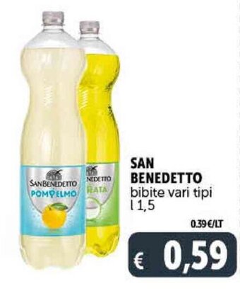 Deco Supermercati San Benedetto Bibite vari tipi 1,5 l offerta