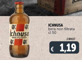 Deco Supermercati Ichnusa Birra Non Filtrata 50 cl offerta