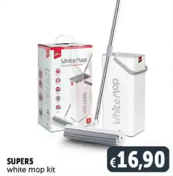 Deco Supermercati Supers white mop kit offerta